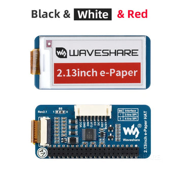 2.13 Inch E-Ink Display HAT 250x122 E-Paper SPI InterfaceScreen for Raspberry Pi 4B 3B+ 3B Zero STM32 Jetson Nano for Arduino Apsilon
