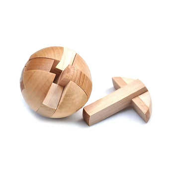 Wooden puzzle balls, home decorations for Halloween, Christmas, and Thanksgiving gifts, cultivating problem-solving skills Apsilon