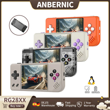 Anbernic RG28XX Retro Handheld Game Console 2.83" IPS Screen Linux 64-bit 3100mAh Gaming Player Supports Wifi Wireless HD Out TV Apsilon