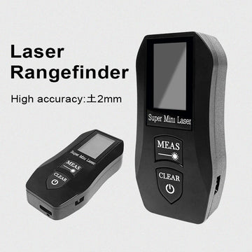 Pracmanu 30M Laser Rangefinder Digital Distance Meter High Precision Mini Laser Rangefinder USB Rechargeale Measurement Tool Apsilon