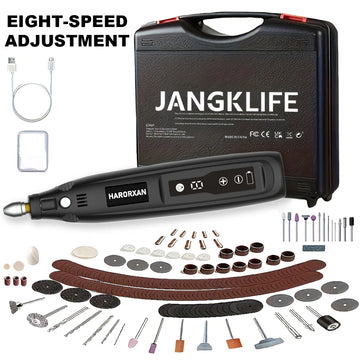 JANGKLIFE USB Cordless Rotary Tool Kit Woodworking Engraving Pen DIY For Jewelry Metal Glass Mini Wireless Drill Apsilon