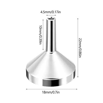 1/5Pcs Mini metal Aluminum Funnel Kitchen Oil Liquid Funnel with Detachable Filter Wide Mouth Funnel for Canning Kitchen Tools Apsilon
