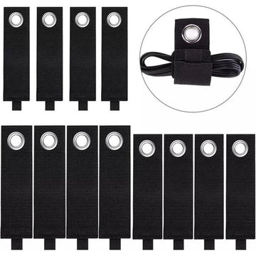 3pcs Heavy-Duty Storage Straps Reusable Extension Cord Organizer Cable Ties Hose Storage Accessory Holder Garage Organization Apsilon