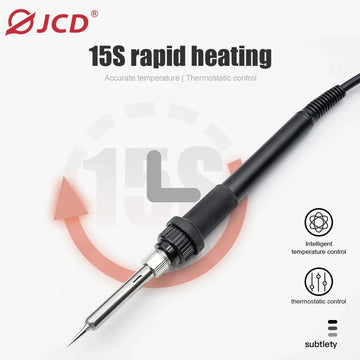JCD 8586D Soldering Station 2 IN 1 750W Hot Air Gun LCD Dual Digital Display Electric Soldering Iron SMD Welding Rework Station Apsilon