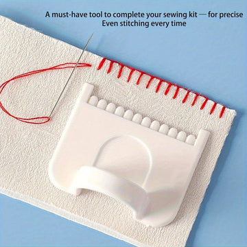 2pcs Sewing Guide Template Kit for Consistent Stitches – 3mm Spacing Precision Sewing Tool for Fabric Embroidery & Leathercraft Apsilon