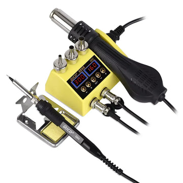 JCD 8898 Soldering Station 750W 2 in 1 Soldering Iron Hot Air Gun Rework Welding Station For Phone BGA SMD Welding Repair Tools Apsilon