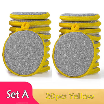 5/10/20Pcs Double Side Dishwashing Sponge Dish Washing Brush Pan Pot Dish Wash Sponges Household Cleaning Kitchen Tools Apsilon