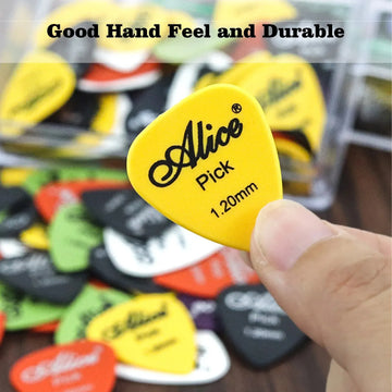 Multicolor Guitar Picks 50/100 Pieces Mixed ABS Premium Plastic Guitar Picks for Acoustic Electric Guitars Bass Or Ukulele Apsilon