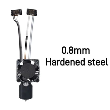 Bambu Original X1/P1 Series Hotend Kit Hardened Steel Nozzle 0.2/0.4/0.6/0.8mm For Bambu lab X1C X1 P1P P1S 3D Printer Parts Apsilon