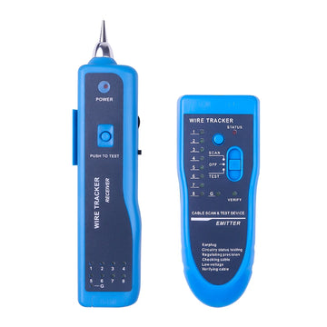 Kebidumei Ethernet LAN Network Cable Tester RJ45 RJ11 LAN Line Tester Finder Telephone Wire Tracker Receiver Network Tool Repair Apsilon