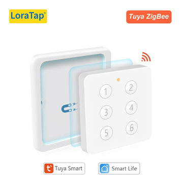 LoraTap Tuya ZigBee 1 to 6 Button Scene Switch Multiple Style Uses Smart Life App Remote Control Automation Hub Need Apsilon
