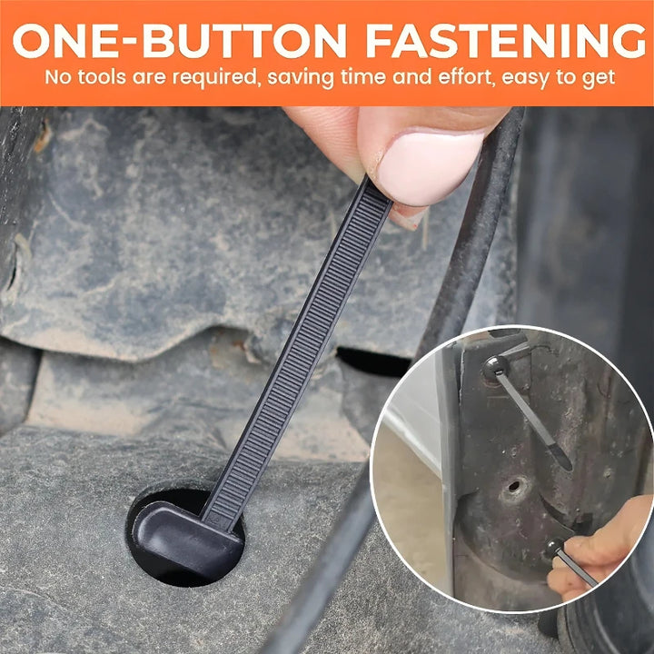 Universal Nylon Cable Tie Buckle Auto Fastener Screw Replacement Clip Car Fender Trunk Engine Guard Panel Wire Management Secure Apsilon
