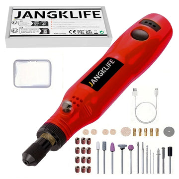 JANGKLIFE USB Cordless Rotary Tool Kit Woodworking Engraving Pen DIY For Jewelry Metal Glass Mini Wireless Drill Apsilon