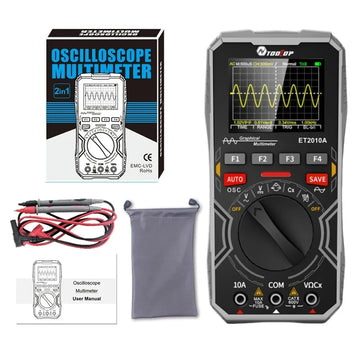 TOOLTOP ET2010A 2 IN 1 Digital Oscilloscope Multimeter 2.5Msps 1MHz Portable Multimeter Multifunctional Electrical Test Tool Apsilon