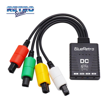 RetroScaler BlueRetro Wireless Controller Adapter For SEGA DreamCast Console to PS3 PS4 PS5 8bitdo Switch Pro WiiU Controller Apsilon