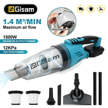 12Kpa Electric Vacuum Cleaner Cordless Multi-function Cleaner Handheld Cleaning Snow Dust Tool For Makita 18v Battery Pin Apsilon