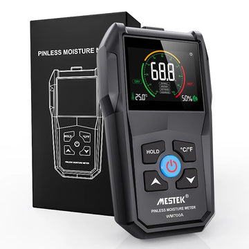 Non-Contact Wood Moisture Meter Inductive Wood Timber Moisture Meter Color Screen Digital Electromagnetic Wood Humidity Tester Apsilon