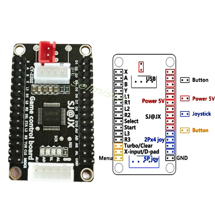 Arcade Joystick Copy Sanwa Neo Geo Arcade Game Diy Kit Raspberry Pi XBOX360 Android PS3 In 1 Usb Controller Zero Delay Board Apsilon