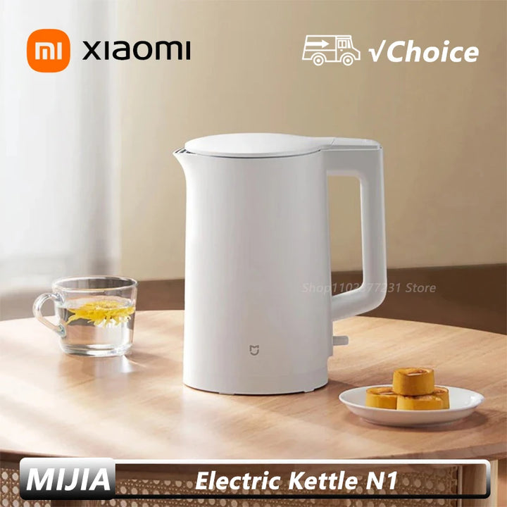 NEW XIAOMI MIJIA Electric Kettle N1 Fast Hot boiling Stainless Water Kettle 220V Smart Electric Kettles 1.5L 1500W Home Coffee