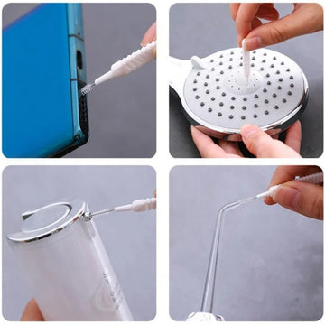 10-500PCS Shower Cleaning Brush Bathroom Micro Nylon Brush Nozzle Anti-blocking Cleaning Tools Bathroom Accessories Apsilon