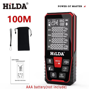 HAUPTSON 70/100M Laser Rangefinder Distance Meter Rangefinder Laser Tape Range Finder Building Apsilon