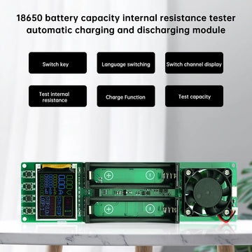 2/4/8 Channel 18650 Battery Capacity Resistance Tester Electronic Load Tester Automatic Charging and Discharging Module Apsilon