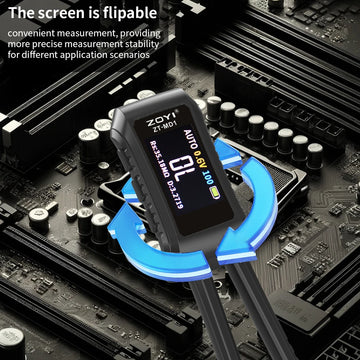 ZOYI ZT-MD1 Digital Smart Tweezer LCR SMD ESR Tester Resistance Capacitance Inductance Continuity Diode Test Measurement Tools Apsilon