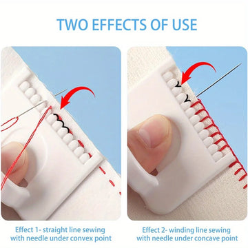 2pcs Sewing Guide Template Kit for Consistent Stitches – 3mm Spacing Precision Sewing Tool for Fabric Embroidery & Leathercraft Apsilon