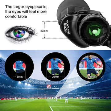 20x50 Military Binoculars for Adults with Smartphone Adapter With BAK4 Prism FMC Lens Telescope Tactical Binoculars for Hiking Apsilon
