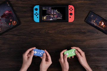 8BitDo Micro Bluetooth Gamepad Mini Game Controller for Switch, Android, and Raspberry Pi, Supports Keyboard Mode Apsilon