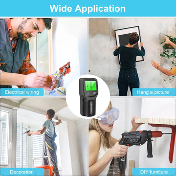 5 In 1 Metal Detector Wall Detector Wall Thickness Gauge Backlight Wall Stud Finder Electronic Wall Scanner Gold Finder Apsilon
