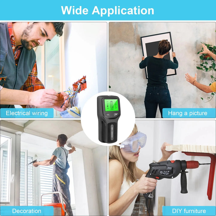 5 In 1 Metal Detector Wall Detector Wall Thickness Gauge Backlight Wall Stud Finder Electronic Wall Scanner Gold Finder Apsilon