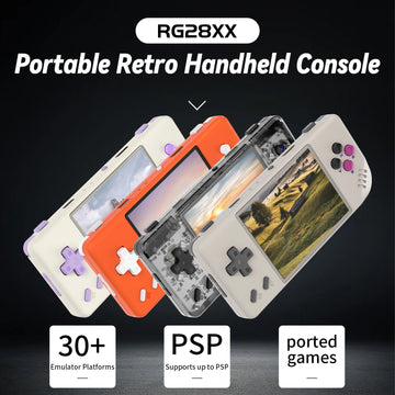 Anbernic RG28XX Retro Handheld Game Console 2.83" IPS Screen Linux 64-bit 3100mAh Gaming Player Supports Wifi Wireless HD Out TV Apsilon