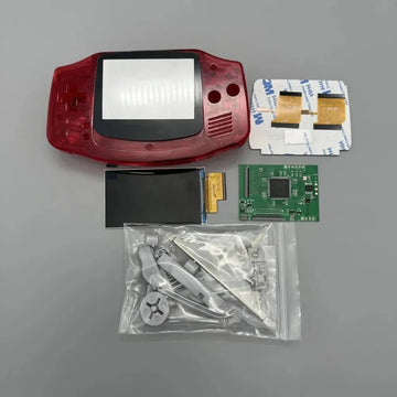 GBA IPS LCD no cut shell required easy to install 2.9 "IPS high brightness LCD and shell kit for Gameboy advance GBA Apsilon