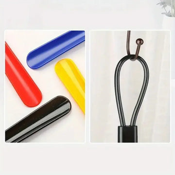 1pc Extra long flexible plastic shoe horns do not require bending durable shoe spoons for pregnant women wearing shoe assistants Apsilon