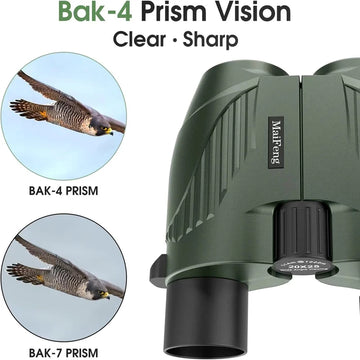 20X25 Binoculars Professional HD Pocket Waterproof Camping Observation Telescope Portable Optical Telescope Outdoor for Hunting Apsilon
