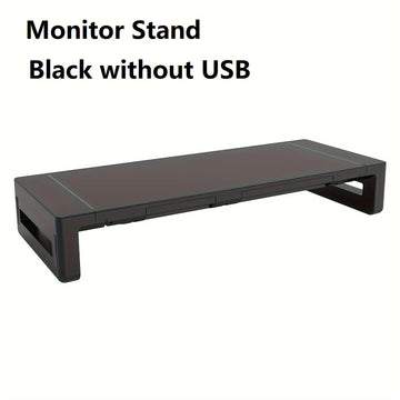 Monitor Stand Riser, With Foldable, Height Adjustable Computer Stand, Desk Shelf Riser with Storage Drawer &Tablet Phone Apsilon