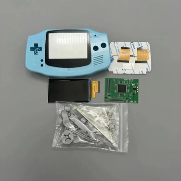 GBA IPS LCD no cut shell required easy to install 2.9 "IPS high brightness LCD and shell kit for Gameboy advance GBA Apsilon