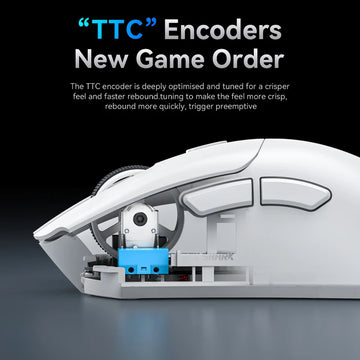 Attack Shark R1 Wireless Gaming Mouse 1000Hz 18000DPI PAW3311 Tri-Mode Connection Macro Programmable Ergonomic Game Mice for PC Apsilon
