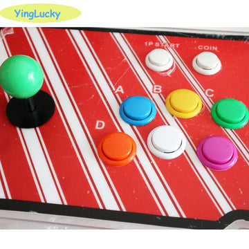 Arcade 2 Player Zero Delay Kit Mando Arcade Usb Encoder To Pc Rasberry Pi SANWA Push Button Joystick Usb Arcade Cabinet Apsilon