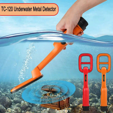 TC-120 Metal Finder Metal Detector Hand Held Pulse Pinpointer Induction Diving Treasure Waterproof Metal Detector Apsilon