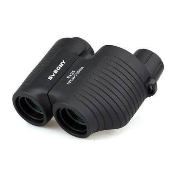 SVBONY 8x25 SV10 Binoculars Compact Fixed Focus Mini Portable Telescope Multi-coated Porro Prism for Outdoor Spoorts Games F9323 Apsilon