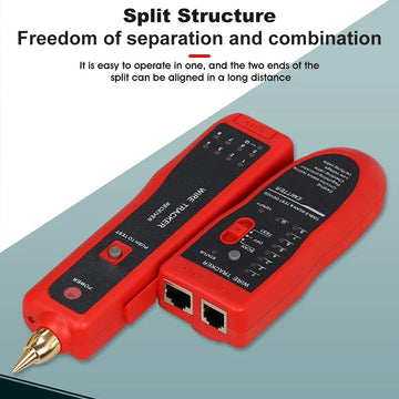 Kebidumei Ethernet LAN Network Cable Tester RJ45 RJ11 LAN Line Tester Finder Telephone Wire Tracker Receiver Network Tool Repair Apsilon