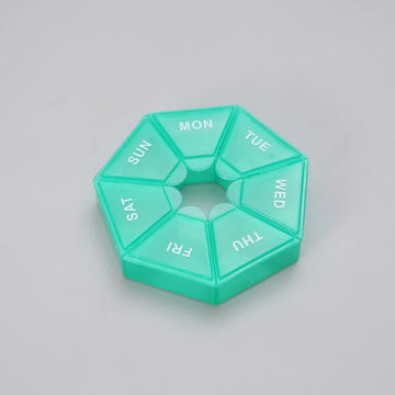 Mini Small Portable Travel Vitamin Pill Box Pills Cases Container Organizer Storage Tablets 7 Days Grids Medicine Fish Oils Apsilon