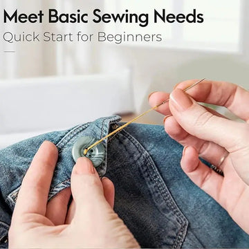 New Premium Sewing Supplies Set - Complete Sew Kit of Needle and Thread for Beginners Basic Home Hand Sewing Repair Kits Apsilon