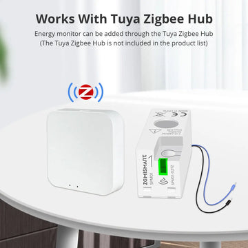 Zemismart Smart Energy Meter Zigbee Monitor Electric Sensor Measure Work with Tuya App Supports Homey and Smartthings Apsilon