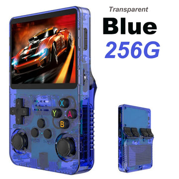 BOYHOM 256G/128G/64G R36S ARKOS 2.0 Retro Handheld Game Console 3.5'' IPS screen,Portable Pocket Game Player for  children gift Apsilon
