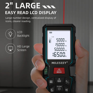 MILESEEY Laser Rangefinder X5 лазерная рулетка Laser Finder Digital Laser Distance Meter Laser Meter Laser Tape Measure Apsilon