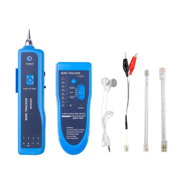 kebidumei LAN Network Cable Tester Cat5 Cat6 RJ45 UTP STP Line Finder Wire Tracker Tracer Diagnose Tone Distance Cable Tester Apsilon