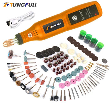 DIY Mini Rotary Tool USB Engraving Tool Dremel Tool Mini Grinder Machine Mini Wireless Drill Rechargeable Polishing Machine Apsilon